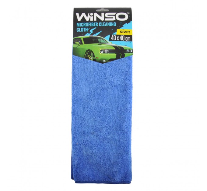 Ганчірка з мікрофібри Winso, 40x40см, синя, ціна: 38 грн.