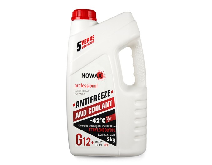 Антифриз Nowax Red G12+ красный готовый 5кг, цена: 822 грн.
