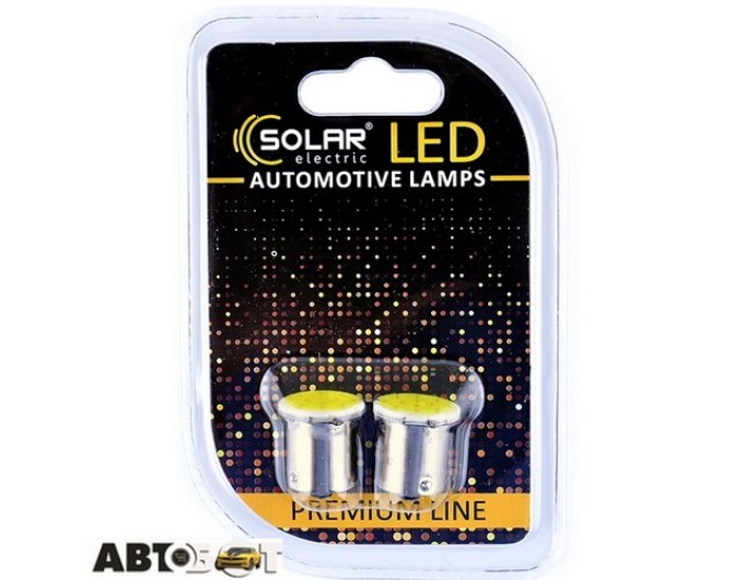 LED лампа SOLAR G18.5 BA15s 24V 1COB white SL2582 (2 шт.), ціна: 82 грн.