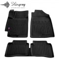 Hyundai Accent (2017-...) комплект 3D ковриков с 5 штук (Stingray), цена: 1 870 грн.