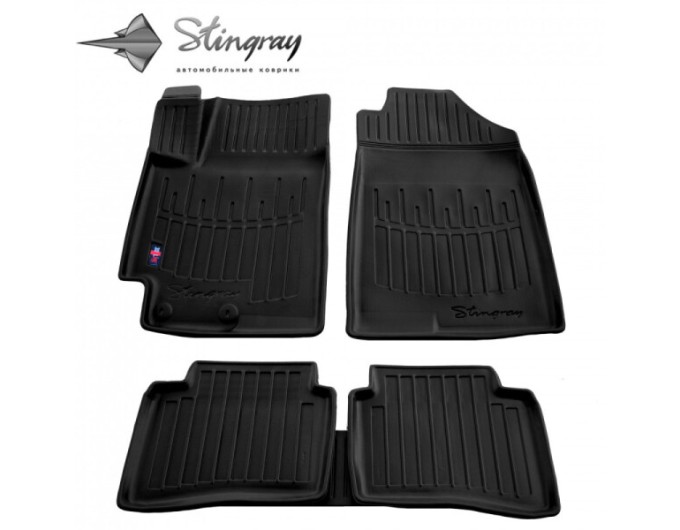 Hyundai Accent (2017-...) комплект 3D ковриков с 5 штук (Stingray), цена: 1 870 грн.