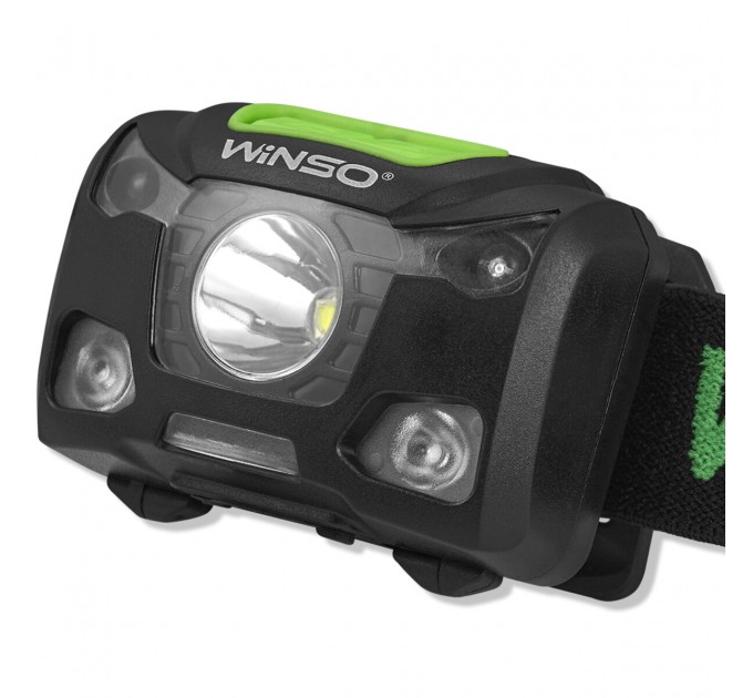 Фонарь налобный Winso Pro 250Lm, 5W XPG, 3xAAA/1200mAh в комплекте, с сенсором белый/красный, цена: 643 грн.