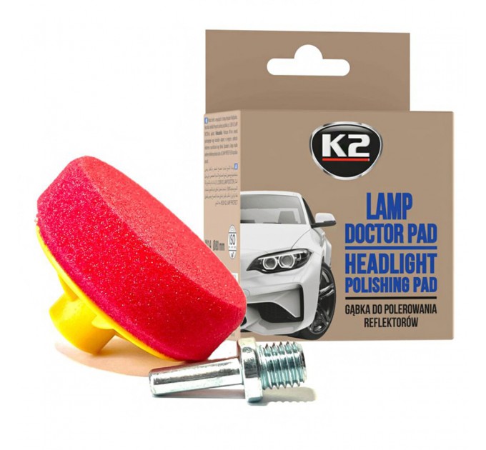 Губка для полировки фар K2 Lamp Doctor Pad 80мм, цена: 177 грн.