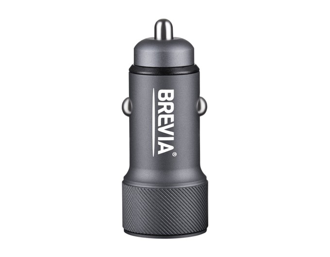 Автомобильное зарядное устройство для Brevia ePower Dual Grip Metal LED 48W 1xUSB-C+1xUSB-A, цена: 339 грн.