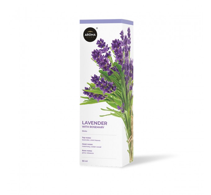 Аромадифузор с палочками Aroma Home Sticks Lavender with rosemary, цена: 229 грн.