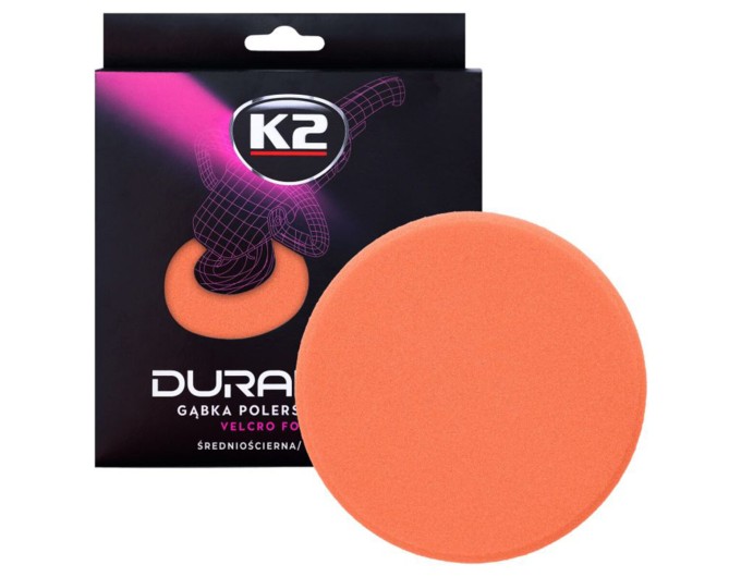 Губка для полировки K2 Duraflex средняя оранжевая 150*25мм на липучке, цена: 330 грн.