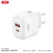 Сетевое зарядное устройство XO L138 PD30W/QC18W 1USB-A+1USB-C + Type-c кабель белый, цена: 379 грн.