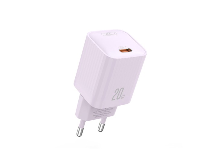 Сетевое зарядное устройство XO L146 PD20W Single USB-C Charger фиолетовый, цена: 219 грн.