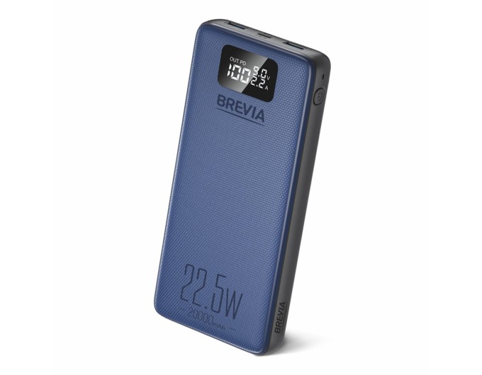 Универсальная мобильная батарея Brevia 20000mAh 22,5W Li-Pol, LCD, цена: 965 грн.