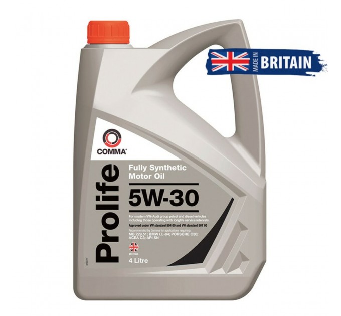 Моторное масло Comma Prolife 5W-30 4л, цена: 2 373 грн.