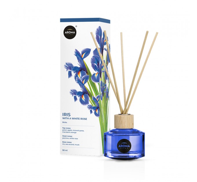 Аромадифузор с палочками Aroma Home Sticks Iris with white rose, цена: 229 грн.