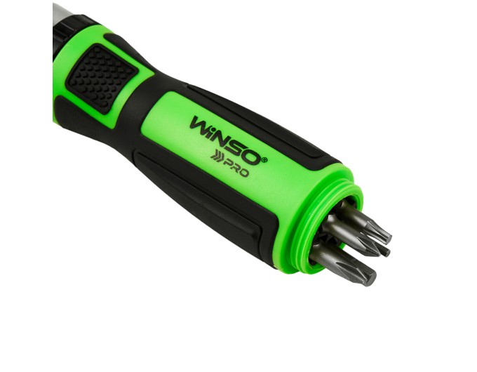 Отвертка Winso Pro реверсивная с комплектом насадок 16в1, цена: 473 грн.