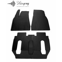 Tesla Model X (6 seats) (2015-...) комплект ковриков с 7 штук (Stingray)
