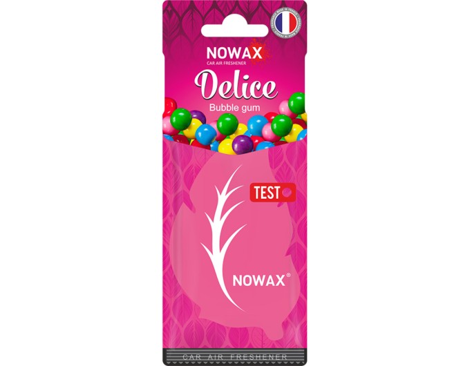 Ароматизатор повітря целюлозний Nowax серія Delice - Bubble Gum, ціна: 31 грн.