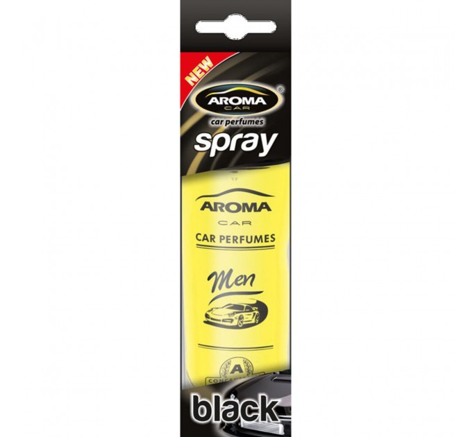 Ароматизатор Aroma Car Spray Men Black, 50ml для салона авто, цена: 178 грн.