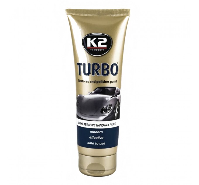 Воскова паста для полірування K2 Perfect Turbo (відновлення блиску), 230г, ціна: 159 грн.
