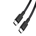 Кабель XO Type-C to Type-C 100W 1,5м чорний, ціна: 249 грн.