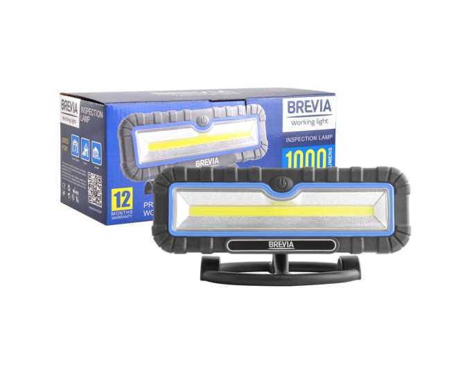 Лампа инспекционная Brevia LED 10W COB 1000lm 4000mAh Power Bank, type-C, цена: 1 822 грн.