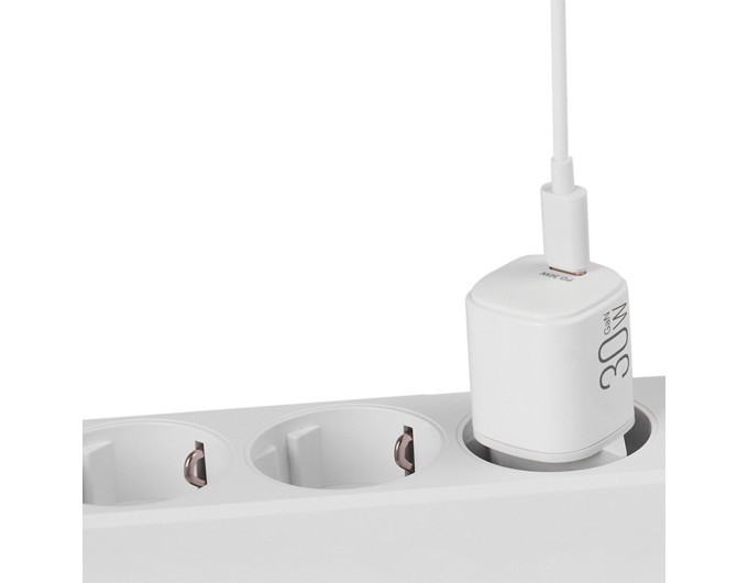 Сетевое зарядное устройство Brevia ePowerGaN PD30W USB-C белый, цена: 658 грн.