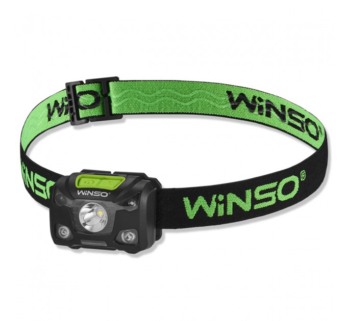 Фонарь налобный Winso Pro 250Lm, 5W XPG, 3xAAA/1200mAh в комплекте, с сенсором белый/красный, цена: 643 грн.