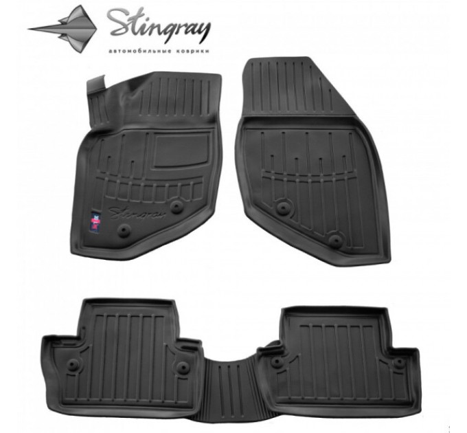 Volvo S60 I (2001-2009) комплект 3D ковриков с 5 штук (Stingray), цена: 1 480 грн.