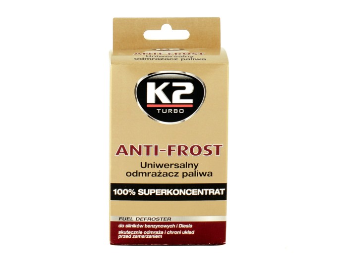 Засіб для видалення води з палива K2 Turbo Anti Frost 50мл, ціна: 90 грн.