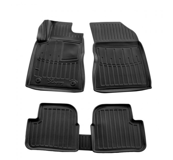 Citroen C3 III (2016-...) комплект 3D ковриков с 5 штук (Stingray), цена: 1 870 грн.