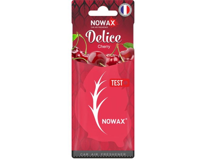 Ароматизатор повітря целюлозний Nowax серія Delice - Cherry, ціна: 31 грн.