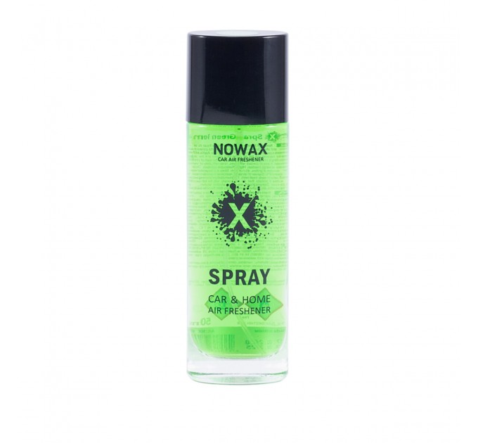 Ароматизатор Nowax X Spray Green lemon, 50ml у вигляді спрею, ціна: 136 грн.
