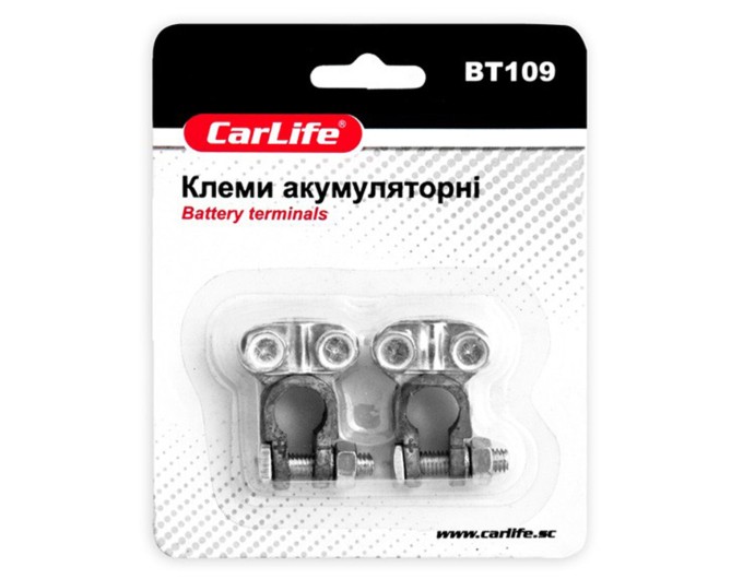Клеми АКБ Carlife, свинець BT109, ціна: 101 грн.