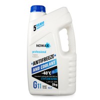 Антифриз Nowax Blue G11 синій готовий 5кг