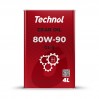 Трансмісійне масло Technol Gear Oil 80W-90 GL5 4л, ціна: 863 грн.