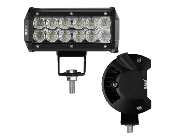 Фара светодиодная Brevia Cree Flood 10-30V, 36W (12x3W), 3000Lm, 1шт, цена: 661 грн.