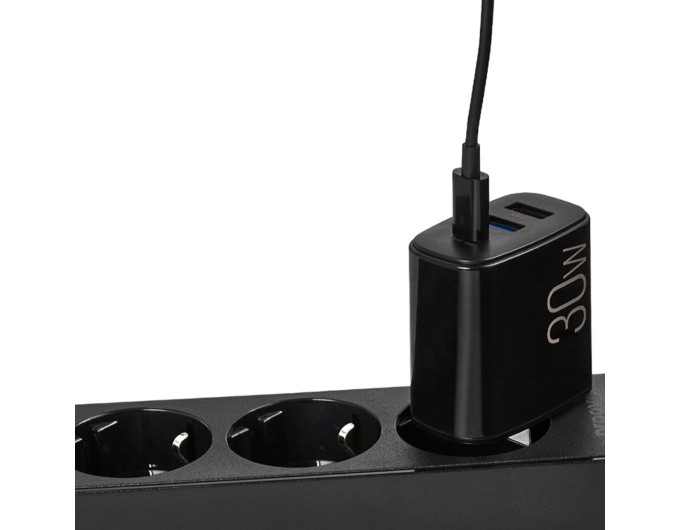 Сетевое зарядное устройство Brevia ePower PD20W+QC18W+12W черный, цена: 658 грн.