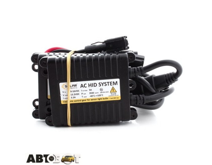 Комплект ксенону SOLAR H4 5000K 35W Ballast Wire 4450, ціна: 1 936 грн.