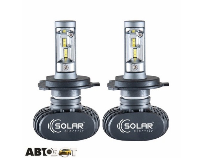 LED лампа SOLAR H4 6000K 4000Lm CSP 12/24V 8104 (2 шт.), ціна: 1 018 грн.