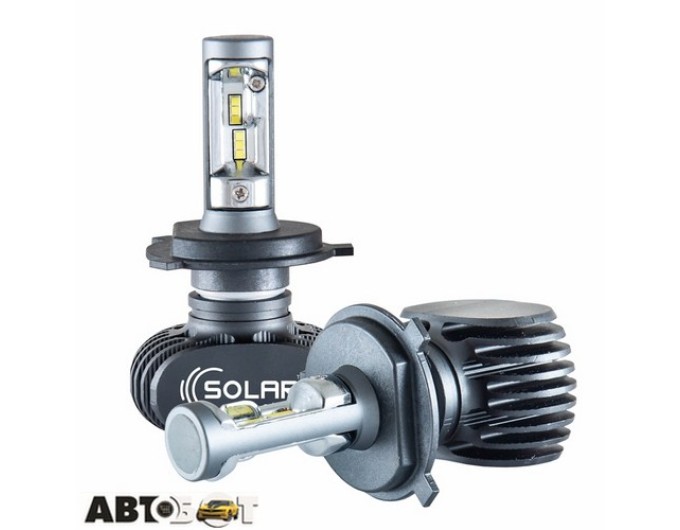 LED лампа SOLAR H4 6000K 4000Lm CSP 12/24V 8104 (2 шт.), ціна: 1 018 грн.