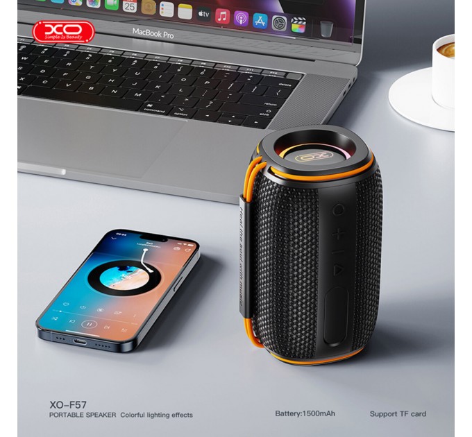 Портативная Акустика XO F57 Bamboo 10W черная, цена: 739 грн.