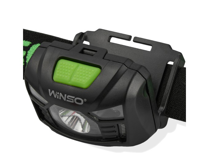 Фонарь налобный Winso 150Lm, 3W LED, 1200mAh с сенсором белый/красный, цена: 497 грн.
