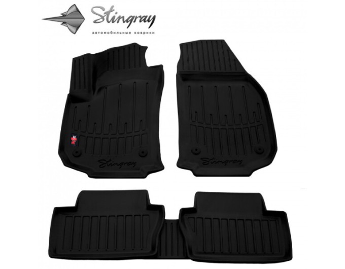Opel Zafira B (2005-2011) комплект 3D ковриков с 5 штук (Stingray), цена: 1 870 грн.