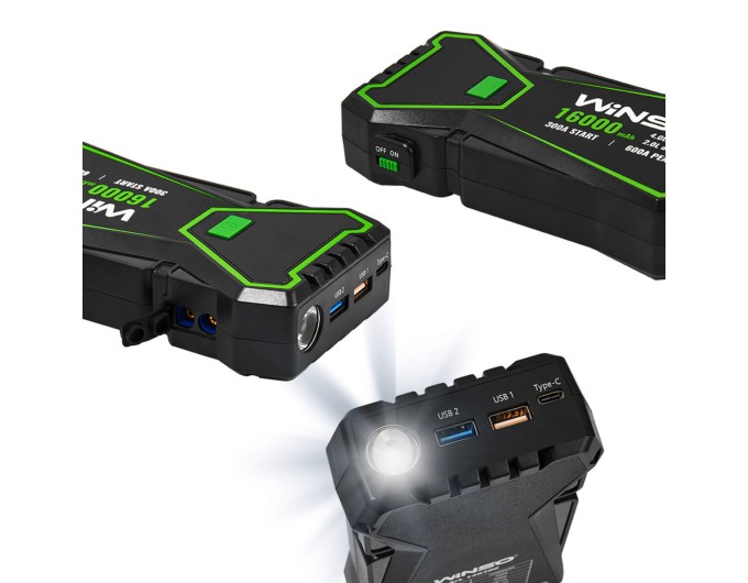 Пусковий пристрій Winso Jump Starter 300/600A 16000mAh, ціна: 2 564 грн.