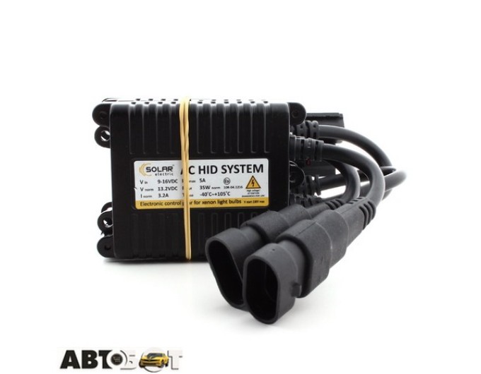 Комплект ксенона SOLAR H4 6000K 35W Ballast Wire 4460, цена: 1 936 грн.