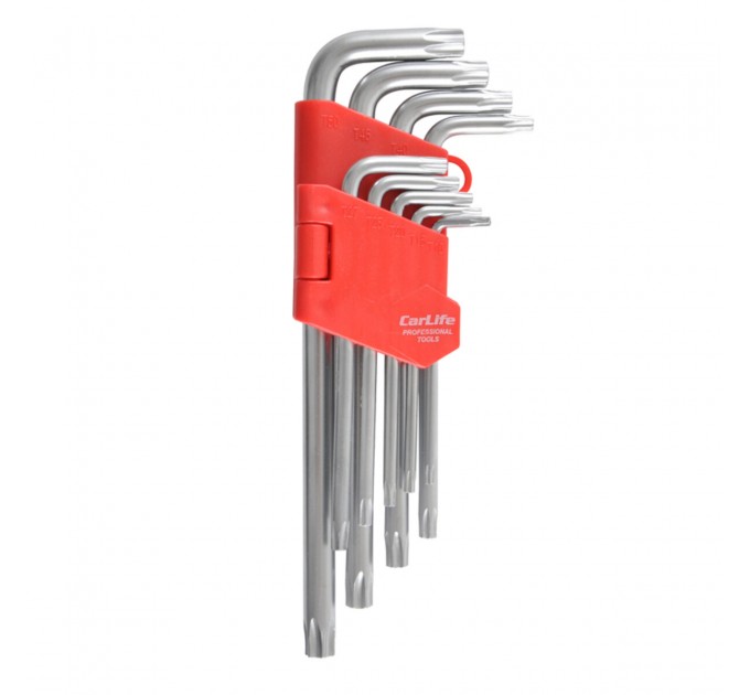 Набор ключей Carlife CR-V matt Г-образных тор-х с отвер-м, T10-50, средние, 9шт, цена: 158 грн.