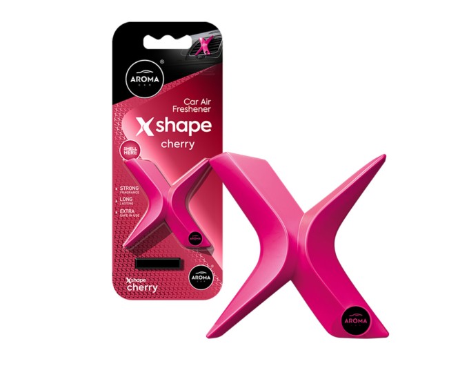 Ароматизатор на дефлектор Aroma Car X Shape 10г - Cherry сухой, цена: 129 грн.