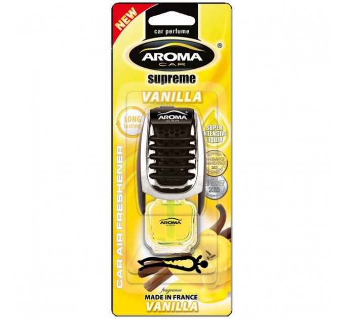 Ароматизатор Aroma Car Supreme Slim Vanilla жидкий 7мл, цена: 163 грн.