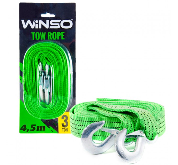 Буксирувальний трос Winso 3т, 4,5м, ціна: 242 грн.