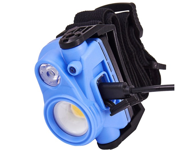 Фонарь налобный Brevia 400Lm+200Lm, 3W+3W COB, 1200mAh, цена: 999 грн.