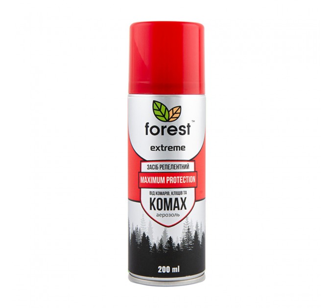 Спрей-репеллент Forest Extreme от всех летающих и ползающих насекомых 200мл аэрозоль, цена: 83 грн.
