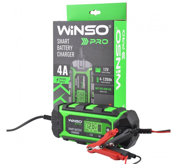 Зарядное устройство АКБ Winso Pro 12V, 4A LCD, цена: 1 131 грн.