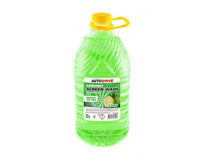 Омивач скла AutoDrive Summer Screen Wash PET літній Lime готовий 5л, ціна: 92 грн.